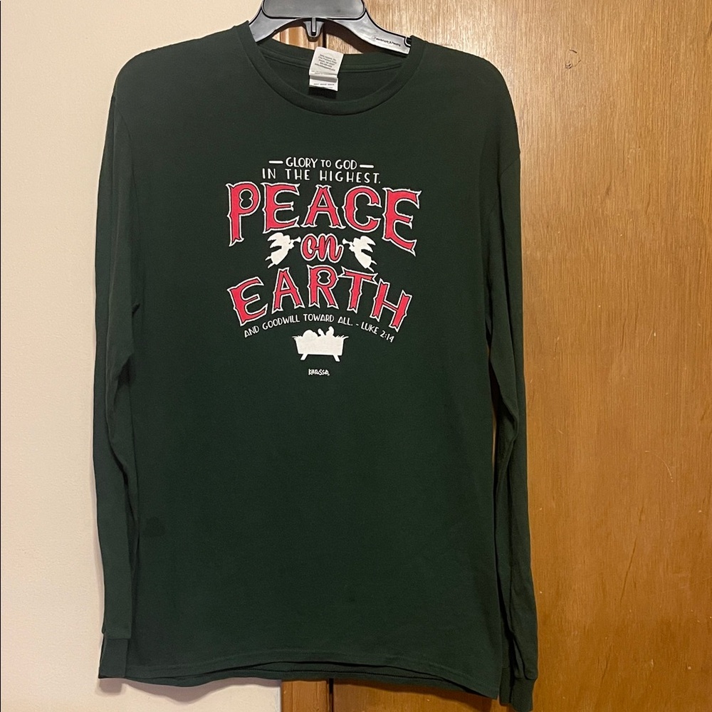 Delta Dark Green Long Sleeve Top
